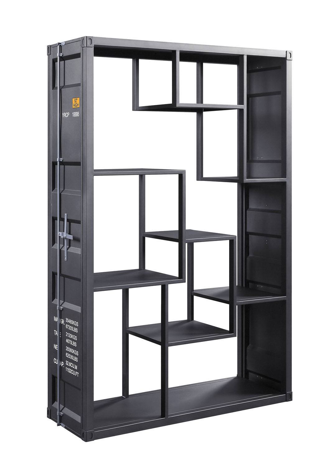 Konto Industrial Bookcase - Gunmetal Grey