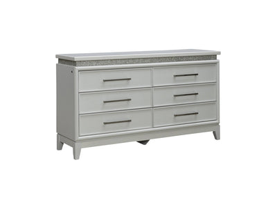 Reflections 6 - Drawer Dresser - White