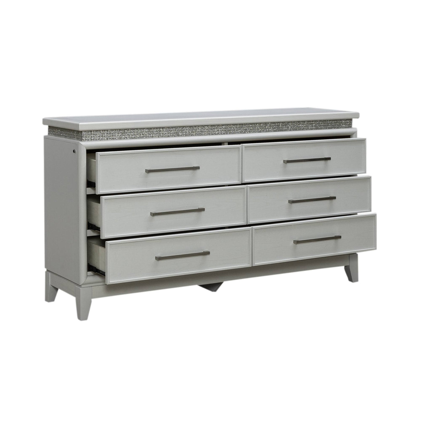 Reflections 6 - Drawer Dresser - White