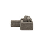 Jade All Foam Sectional - Brown