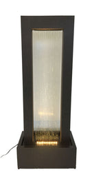 Modern Rainfall Indoor/Outdoor Fountain With Light