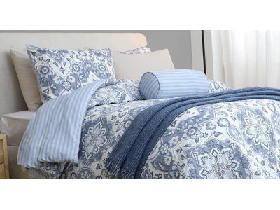 Cotton House 7-Piece Queen Comforter Set - Medallion