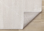 Logan Modern Lines Area Rug - 5' X 8' - Cream