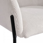 Celon Dining Chair - Corduroy White