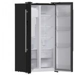 Forno Salerno 36" 20 Cu.Ft. Black Side-by-side Refrigerator with Ice & Water Dispenser - FFRBI1844-36BLK
