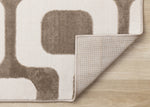 Logan Modern Vintage Area Rug - 8' X 11' - Brown/Cream