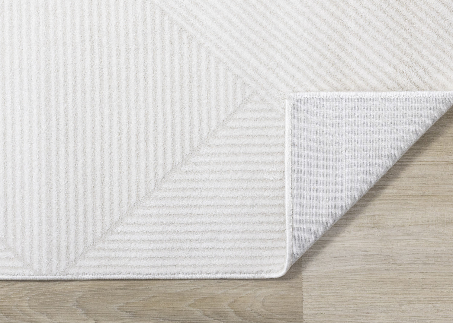 Hillary Neutral Diamonds Area Rug - Cream - 8' X 11'