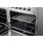 Forno Galiano 60" Stainless Steel Freestanding Dual Fuel Double Oven Range with True Convection (8.64 Cu. Ft.) - FFSGS6156-60