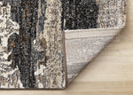 Allure Modern Dark Area Rug - Black Brown - 8' X 11'