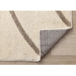Palace Modern Curves Area Rug - Cream Taupe - 8' X 11'