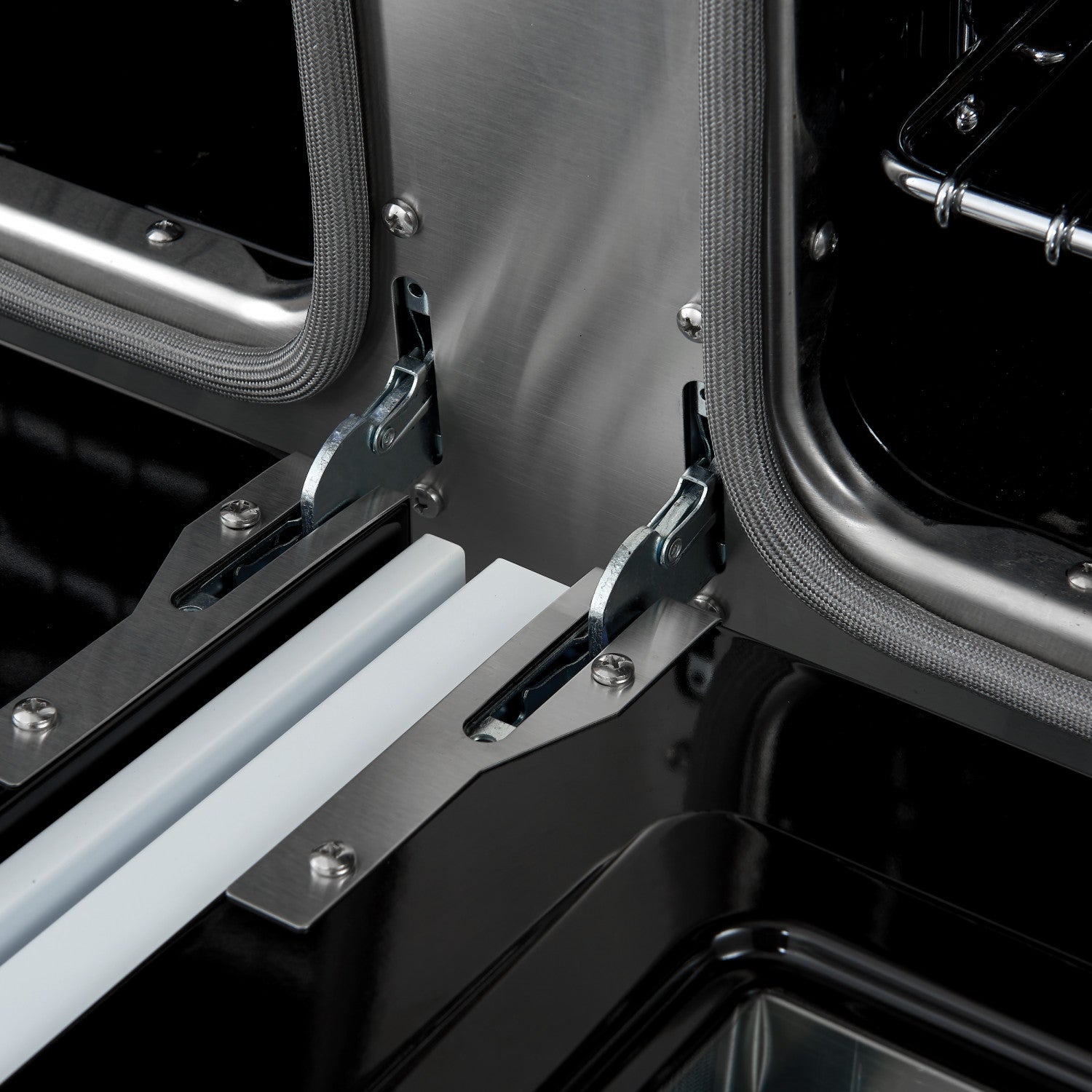 Forno Antico 48" White Freestanding Dual Fuel Double Oven Range (5.5 Cu. Ft.) - FFSGS6113-48WHT