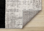 Elise Modern Geometric Area Rug - Grey Black White - 5' X 8'