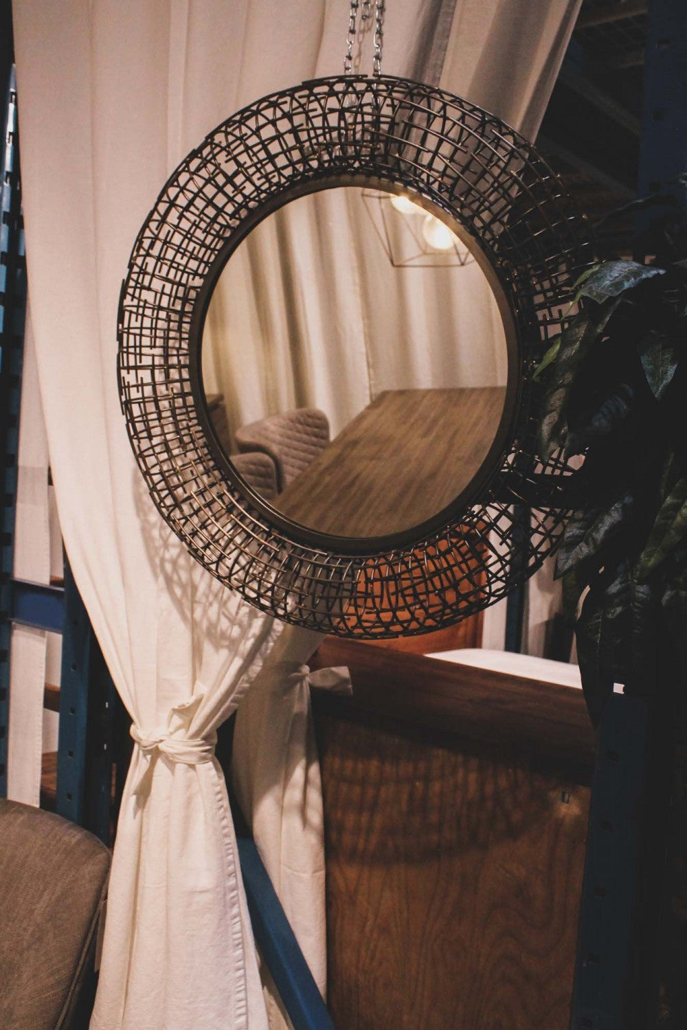 Tressel Mirror - Gold