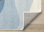 Kids Baby Penguin Area Rug - Grey Blue - 5' X 8'