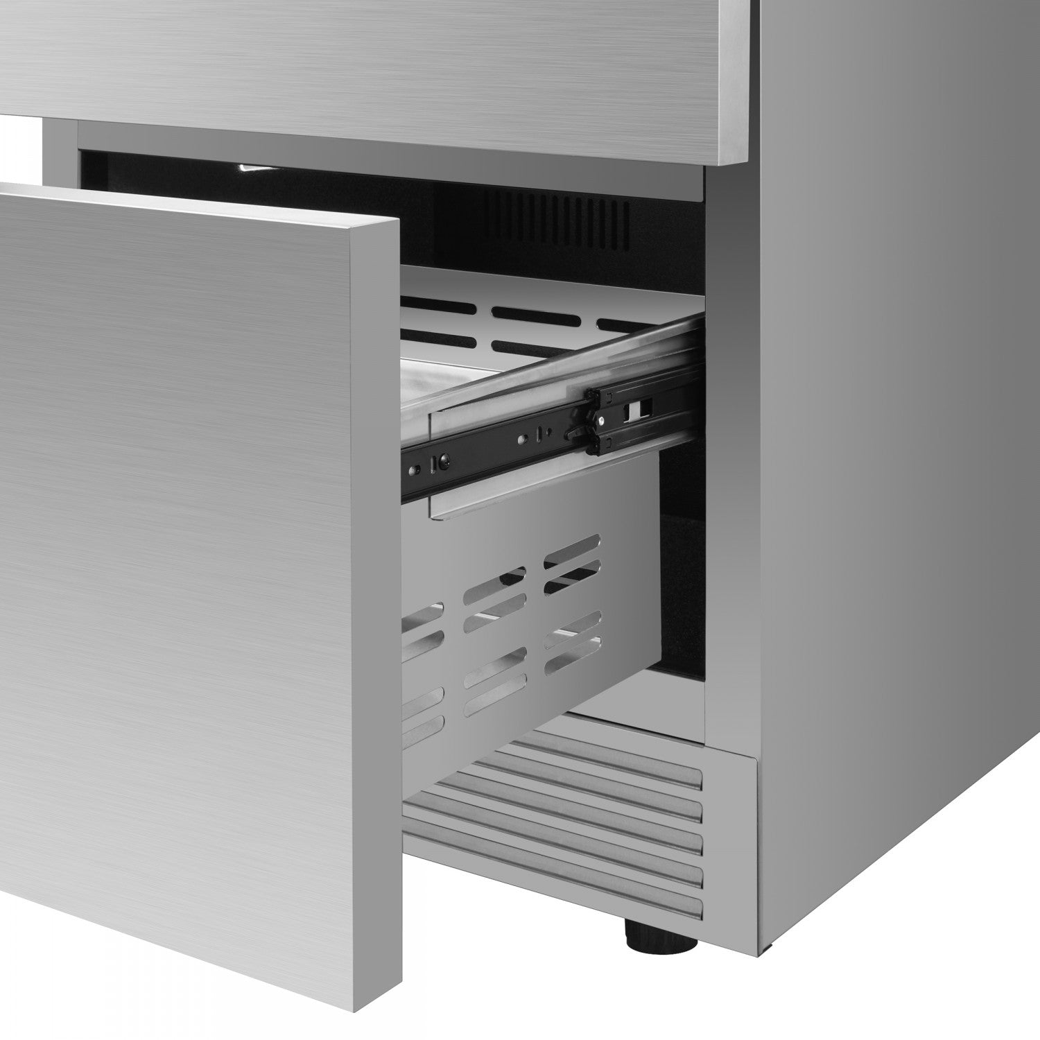 Forno Como 24" 4.87 Cu.Ft. Stainless Steel Undercounter Indoor/Outdoor Drawer Refrigerator - FDROD1611-24S