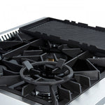 Forno Giovanni 30" Black Freestanding Gas Range (4.32 Cu. Ft.) - FFSGS6274-30BLK