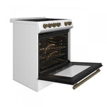Forno Leonardo White Slide-In Electric Range (5.0 Cu. Ft.) - FFSEL6022-30WHT
