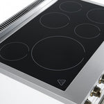 Forno Paolo 36" White Freestanding Electric Range with True Convection (5.44 Cu. Ft.) - FFSEL6011-36WHT