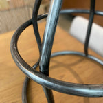 Maloe Leather Bar Stool - Cognac