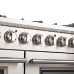 Forno Capriasca 48" Stainless Steel Freestanding Double Oven Gas Range (6.58 Cu. Ft.) - FFSGS6260-48