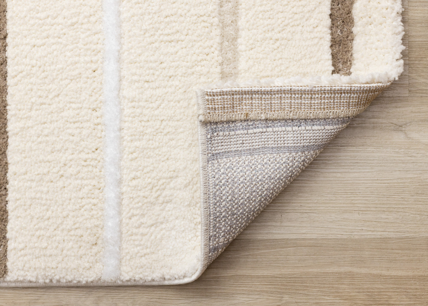 Sasha Soft Modern Lines Area Rug - Cream - 8' X 11'