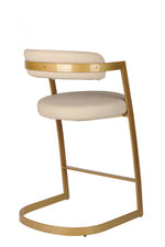 Makai Counter Stool - Gold - Set of Two