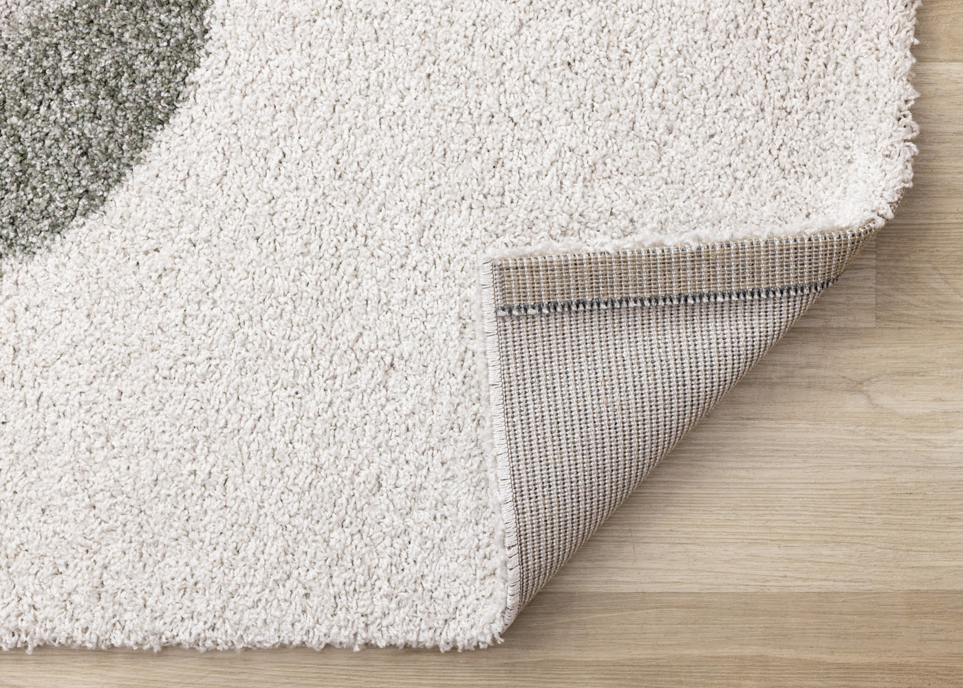 Misha Modern Geometric Area Rug - White Grey - 5' X 8'