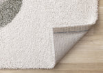 Misha Modern Geometric Area Rug - 5' X 8' - White/Grey