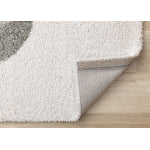 Misha Modern Geometric Area Rug - White Grey - 5' X 8'