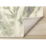 Elise Contemporary Botanical Area Rug - Cream Green - 8' X 11'