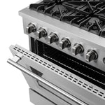 Forno Marco 36" Stainless Steel Freestanding Gas Range (5.36 Cu. Ft.) - FFSGS6277-36