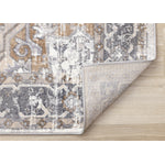 Elegant Traditional Area Rug - Grey Brown - 8' X 11'
