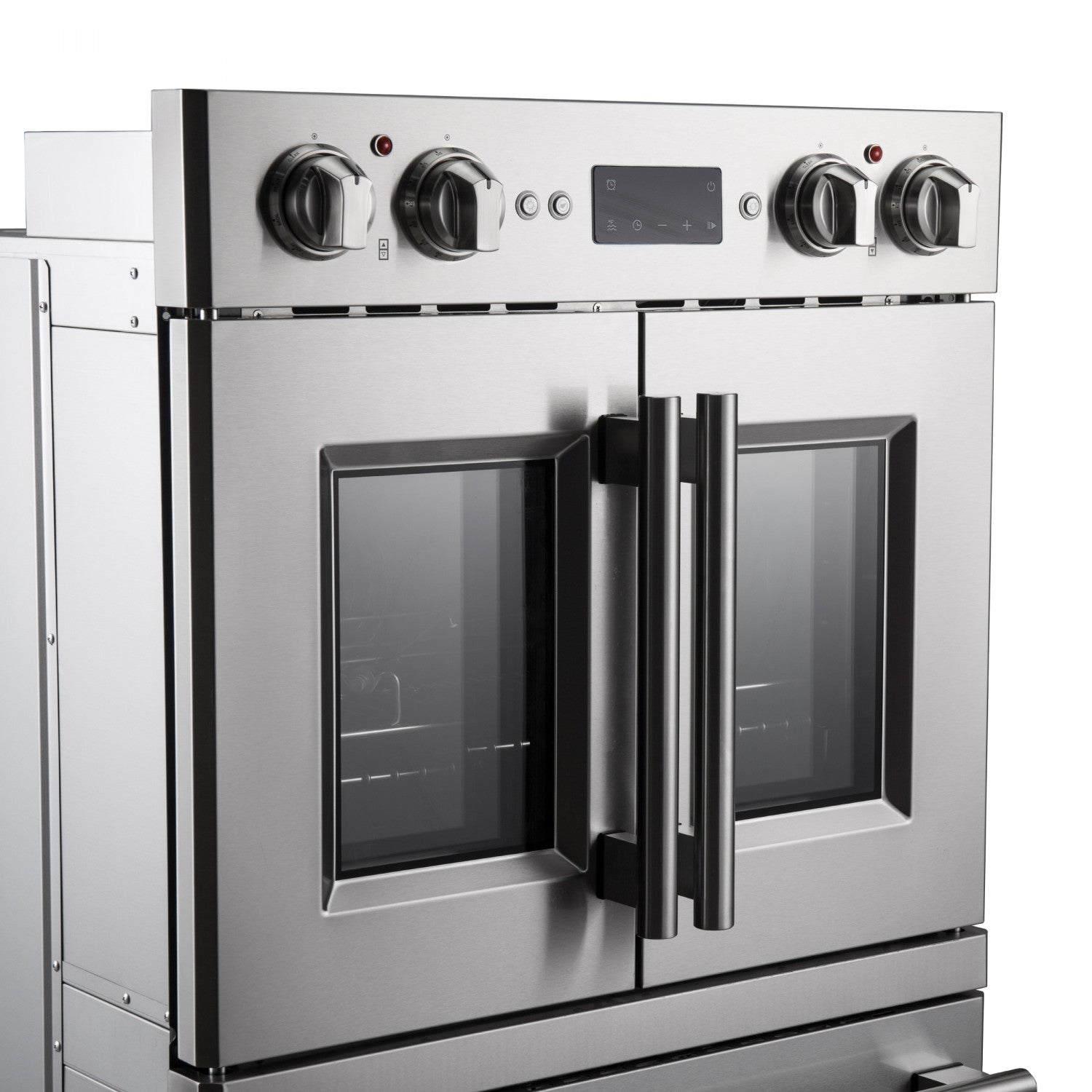 Forno Gallico Stainless Steel 30" French Door Double Wall Oven with Air Fry and Sous Vide (7.36 Cu. Ft.) - FBOEL1388-30