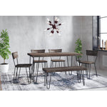 Eberlinn Dining Chair - Matte Brown - Set of Two