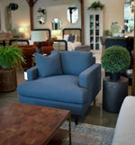 Gavrin Round Side Table With Handle - Dark Grey