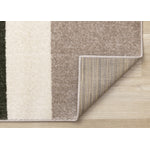 Maui Contemporary Geometric Area Rug - Cream Green - 5' X 8'
