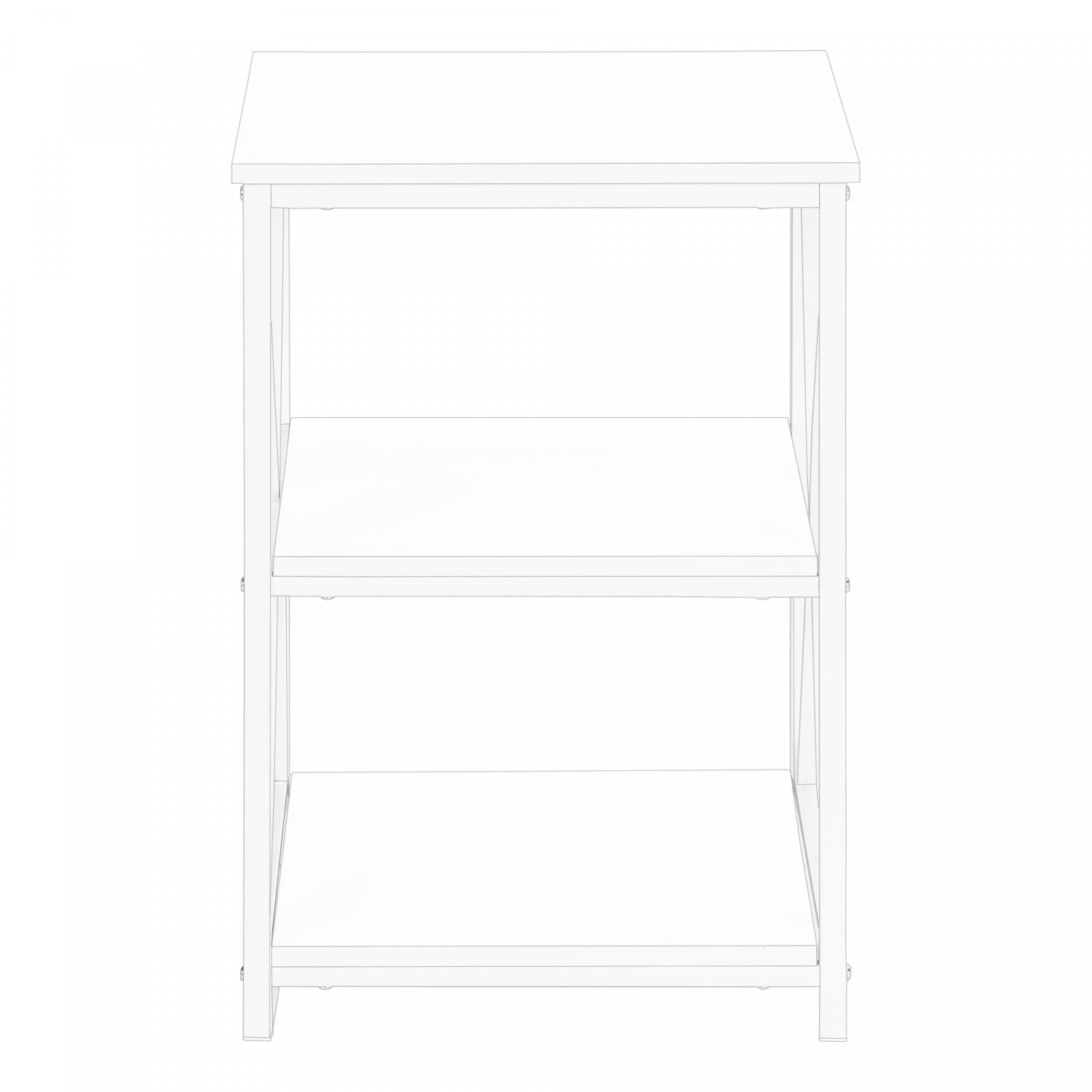 Miren Side Table - White