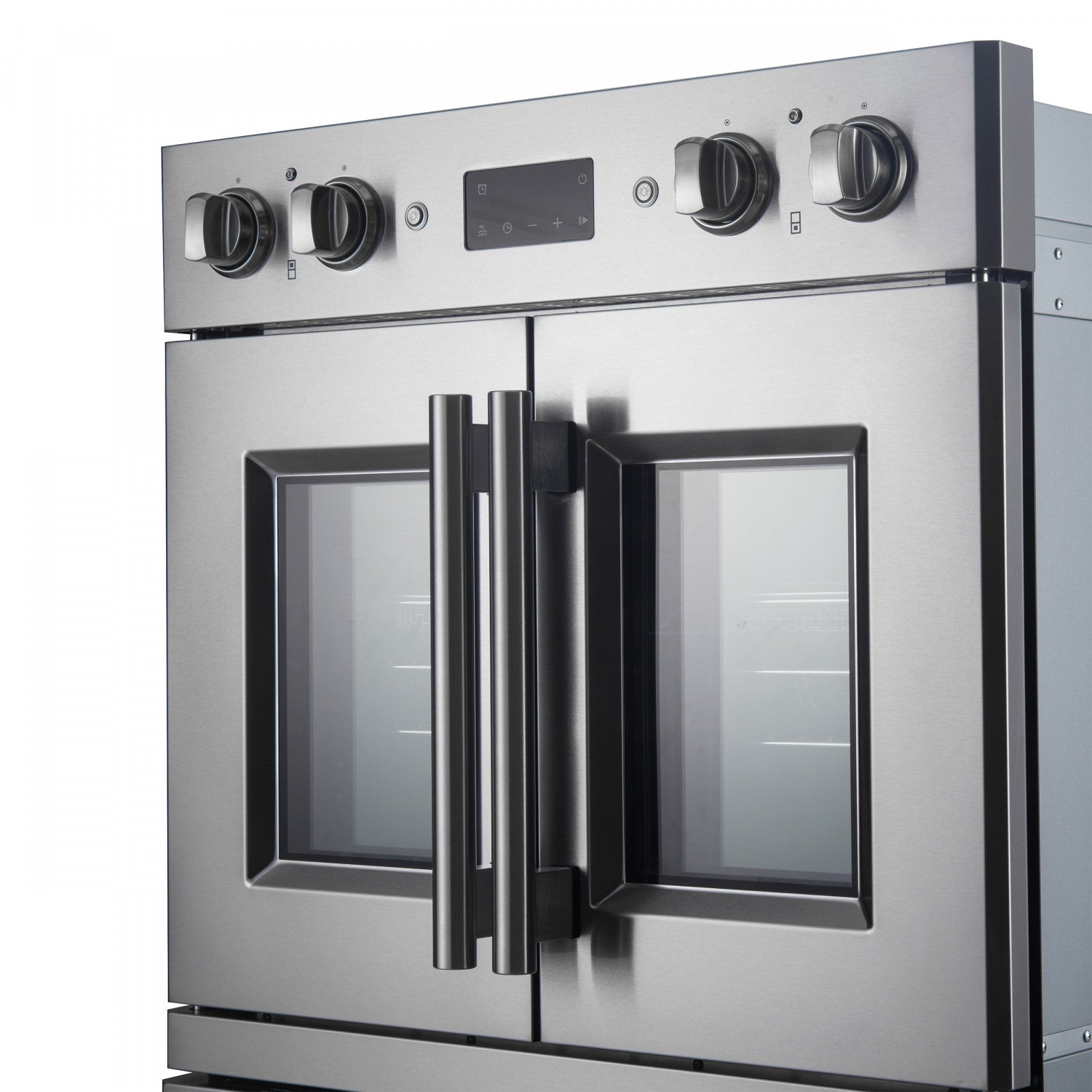 Forno Asti Stainless Steel 30" French Door Double Wall Oven With Dual True Convection And Air Fry (7.36 Cu. Ft.) - FBOEL1340-30