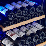 Forno Avellino 24" Stainless Steel 44 Bottle Dual Zone Wine Cellar (16 Cu. Ft.) - FWCDR6603-24S
