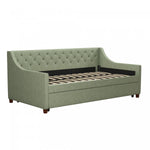 Novogratz Her Majesty Twin Daybed and Trundle - Light Jade