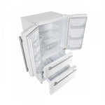 Forno Moena White Counter-Depth French Door Refrigerator with Ice Maker (19.2 Cu. Ft.) - FFRBI1820-36WHT