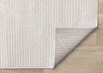 Logan Modern Lines Area Rug - Cream - 8' X 11'