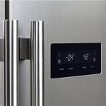 Forno Salerno 33" Stainless Steel Built-in Side-by-Side Refrigerator (15.6 Cu. Ft.) - FFRBI1805-37SG