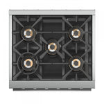 Forno Capriasca 30" Stainless Steel Freestanding Gas Range (4.32 Cu. Ft.) - FFSGS6260-30