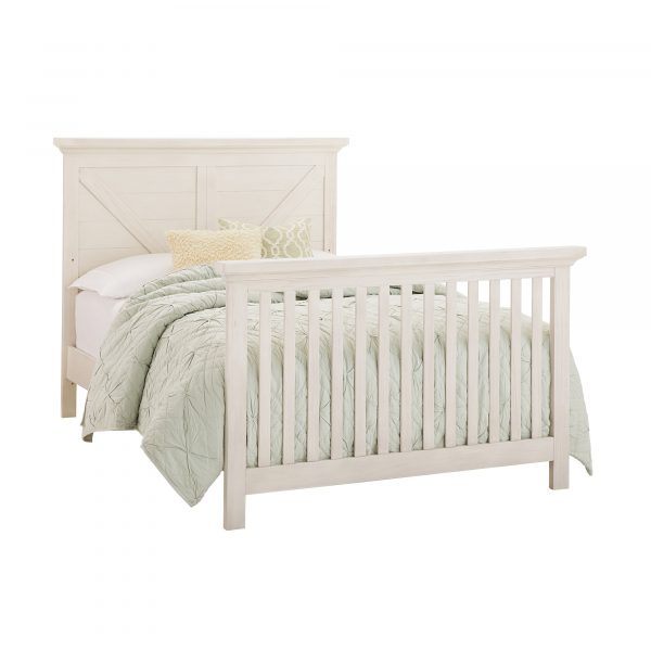 Westfield Convertible Crib Brushed White Leon s