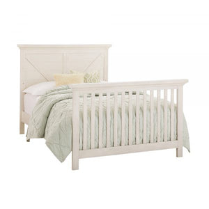 Westfield Convertible Crib with Full Size Rails Package - Brushed White