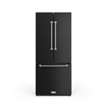 Thor Kitchen Matte Black French Door Counter Depth Refrigerator with Ice Maker|Gordon Ramsay Collection (17.5 cu.ft.) - RF3017FFD00-SS