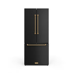 Thor Kitchen Matte Black French Door Counter Depth Refrigerator with Ice Maker| Gordon Ramsay Collection (17.5 cu.ft.) - RF3017FFD00-BRZ