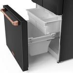 Thor Kitchen - Gordon Ramsay Collection 30" 17.5 Cu. Ft. Matte Black Counter-Depth French Door Refrigerator with Ice Maker - RF3017FFD00-RSG