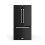 Thor Kitchen Matte Black French Door Counter-Depth Refrigerator with Ice Maker| Gordon Ramsay Collection (20.3 cu.ft.) - RF3621CTD00-SS